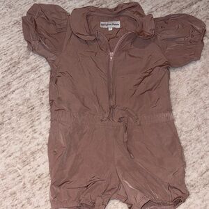 Christina Mauve Zip-Up Top